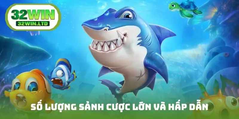 Số lượng sảnh cược lớn và hấp dẫn
