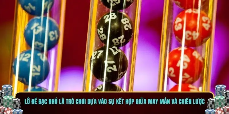 Lô đề bạc nhớ là trò chơi dựa vào sự kết hợp giữa may mắn và chiến lược